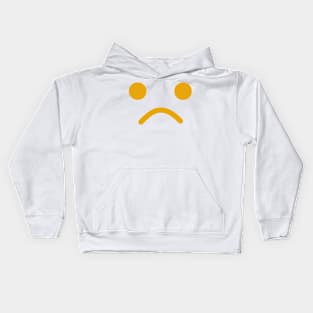 Sad Minifig Face Kids Hoodie